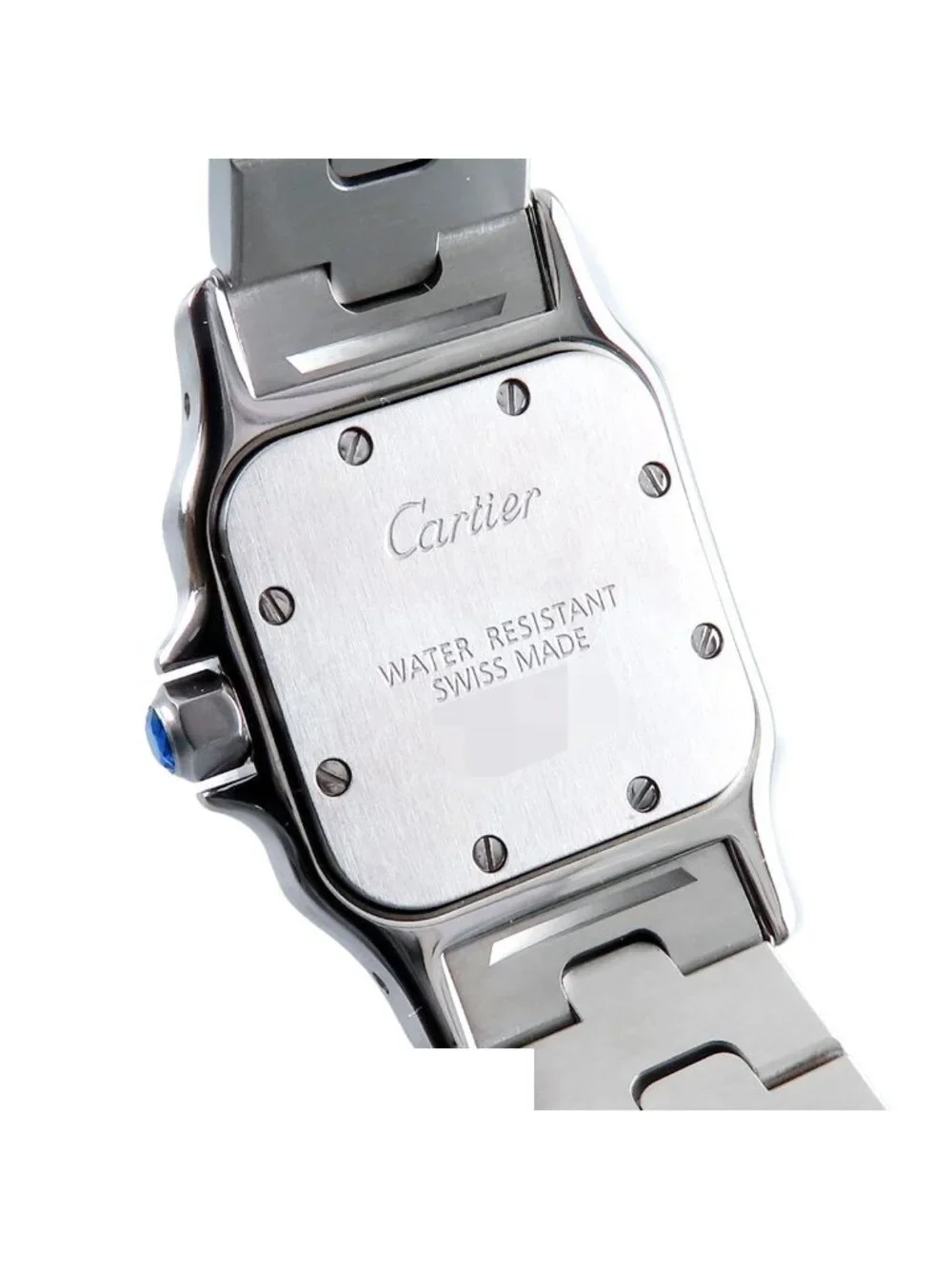 Cartier Santos Galbee SM Ivory SS Santos de Cartier Watch Quartz